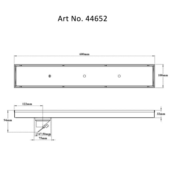 Tile/Marble Shower Channel Drain