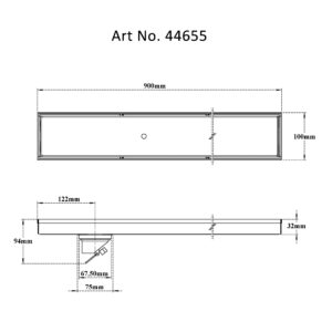 Tile/Marble Shower Channel Drain