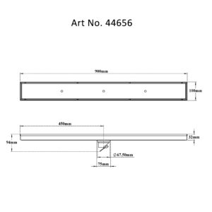 Tile/Marble Shower Channel Drain