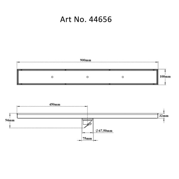 Tile/Marble Shower Channel Drain