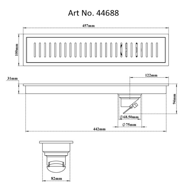 Shower Channel Drain