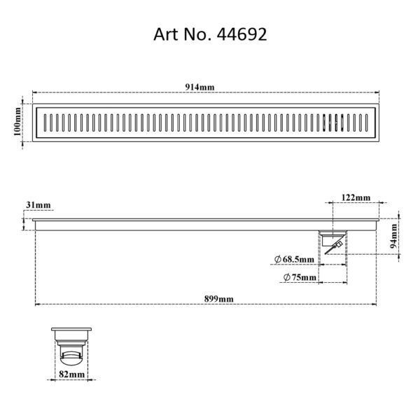 Shower Channel Drain