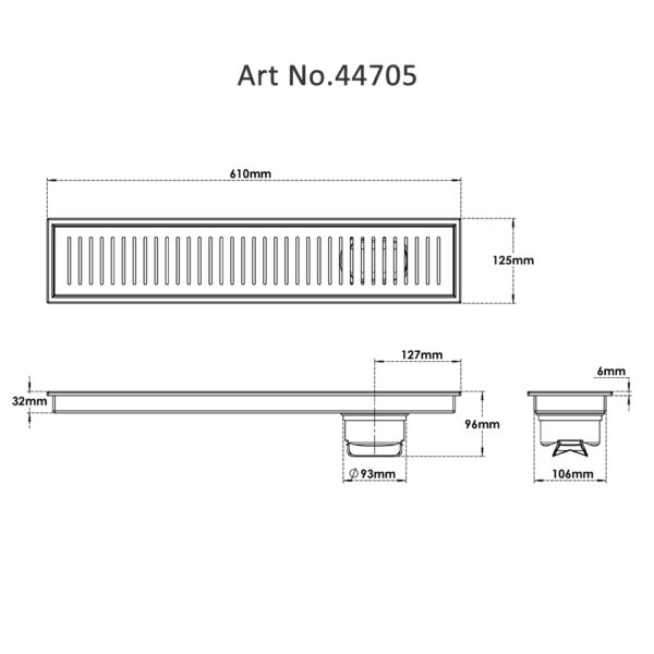 Shower Channel Drain