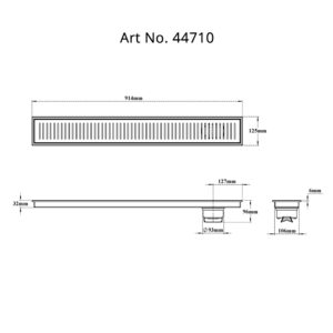 Shower Channel Drain