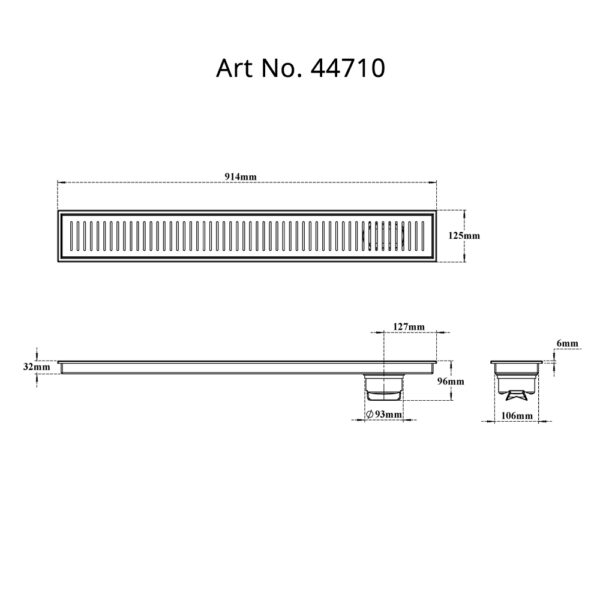 Shower Channel Drain