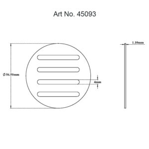 Rain Roof Drain Grate-Round