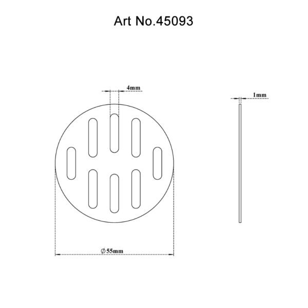 Rain Roof Drain Grate-Round