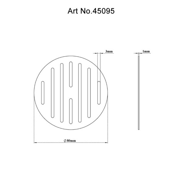 Rain Roof Drain Grate-Round