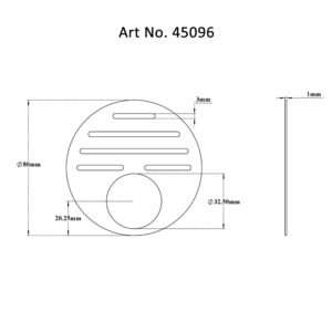 Rain Roof Drain Grate-Round