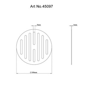 Rain Roof Drain Grate-Round