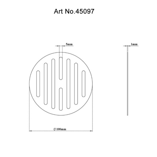Rain Roof Drain Grate-Round