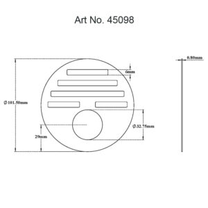 Rain Roof Drain Grate-Round