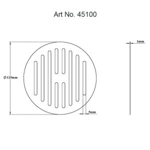 Rain Roof Drain Grate-Round