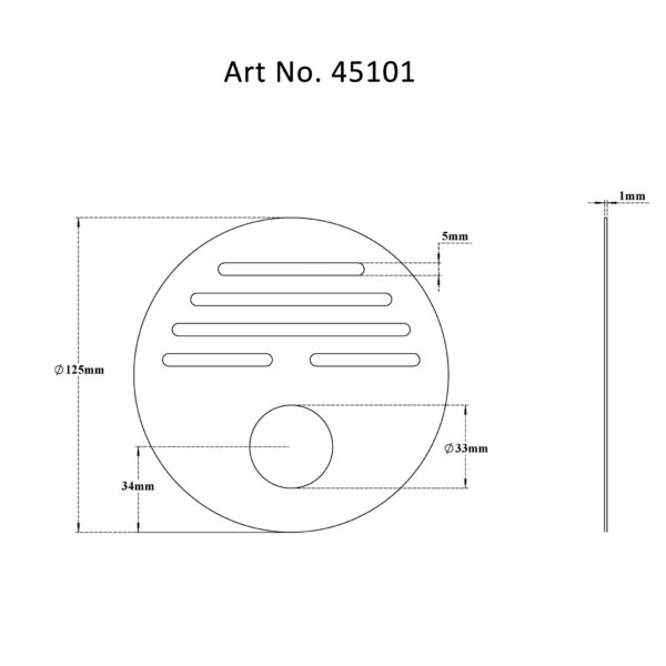 Rain Roof Drain Grate-Round