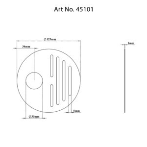 Rain Roof Drain Grate-Round