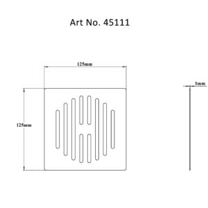 Rain Roof Drain Grate Square