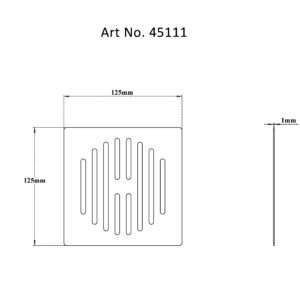 Rain Roof Drain Grate Square