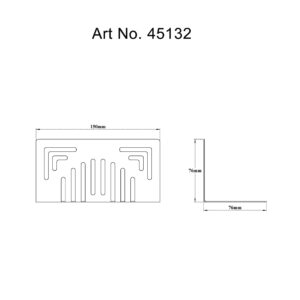 Balcony Roof Drain L-Shape