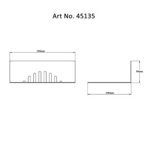 Balcony Roof Drain L-Shape