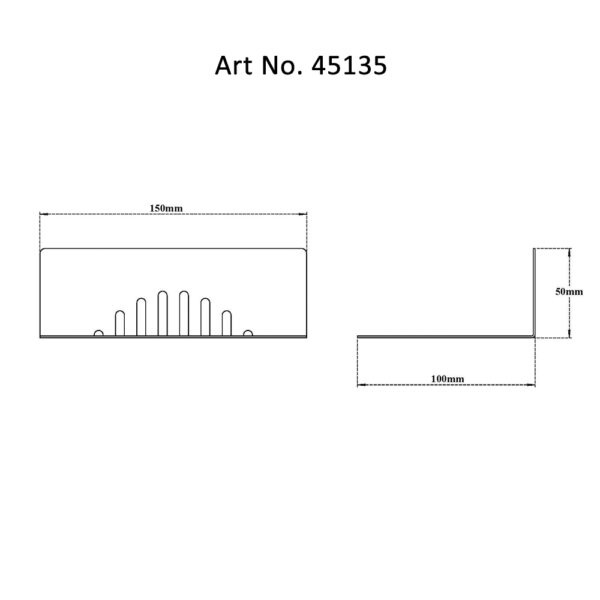 Balcony Roof Drain L-Shape