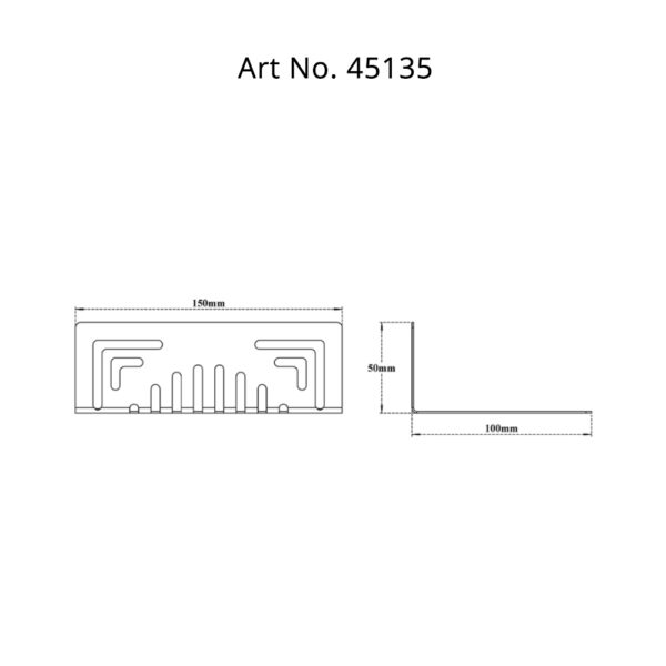Balcony Roof Drain L-Shape