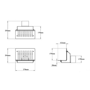 Side Wall Parapet Scupper Drain