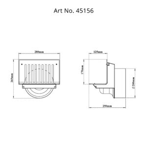 Side Wall Parapet Scupper Drain