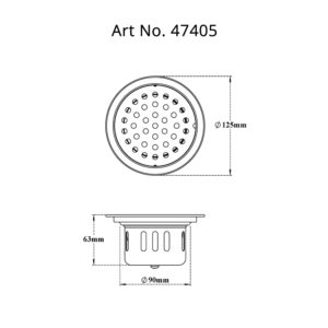 Cockroach Trap Round Stainless Steel