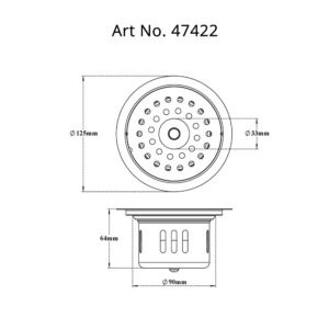 Cockroach Trap Round Stainless Steel