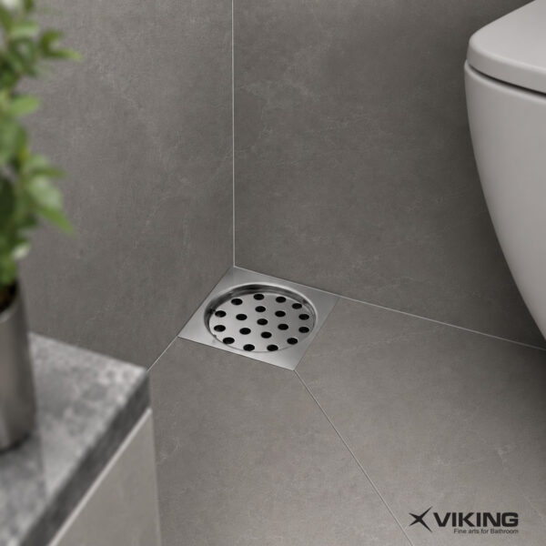 Drain with Cockroach Trap Square