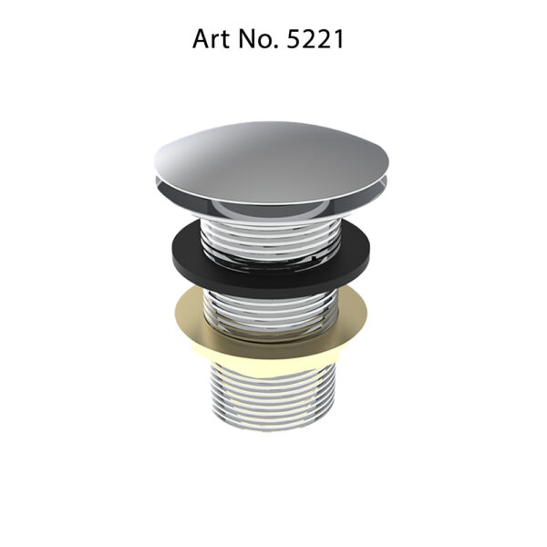 Waste Coupling Pop Up Full Cap