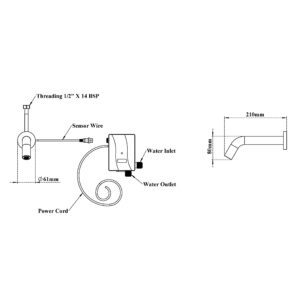 Sensor Tap Wall Mounted