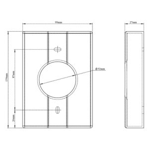 Sanitary Bag Dispenser with Bags