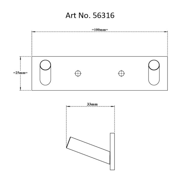 Robe Hook Round