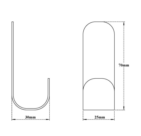 Robe Hook J Single