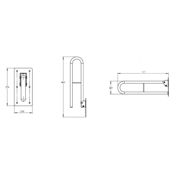 Grab Bar for Handicapped Persons