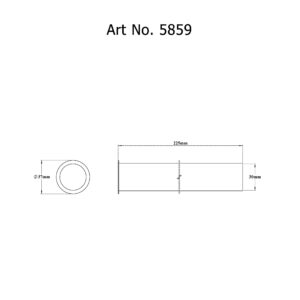 Pipe For Bottle Trap-Regular