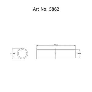 Pipe For Bottle Trap-Regular