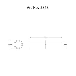 Pipe For Bottle Trap-Regular