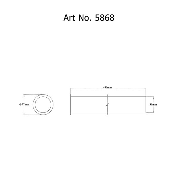 Pipe For Bottle Trap-Regular