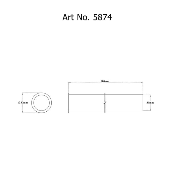 Pipe For Bottle Trap-Regular