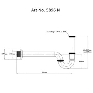 P Trap without Plug