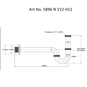 P Trap without Plug