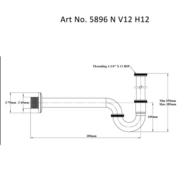 P Trap without Plug