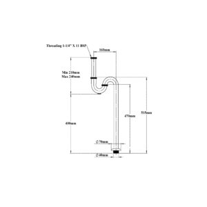 S Trap Floor (Ground) Outlet