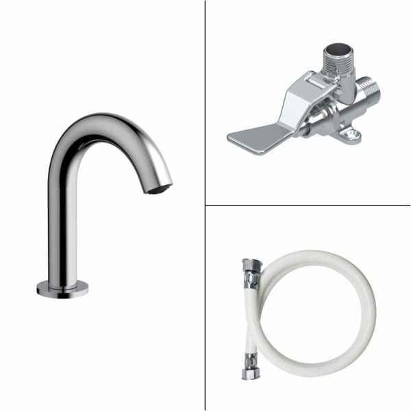 Foot (Pedal) Operated Tap,Hose & Spout