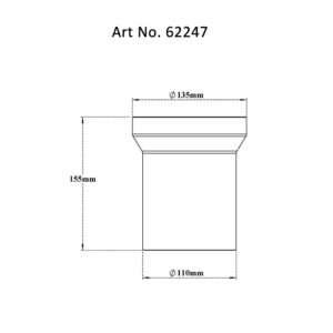 WC PAN Connector- Straight