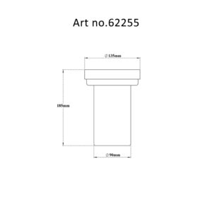 WC Wall Hung Connector – Straight