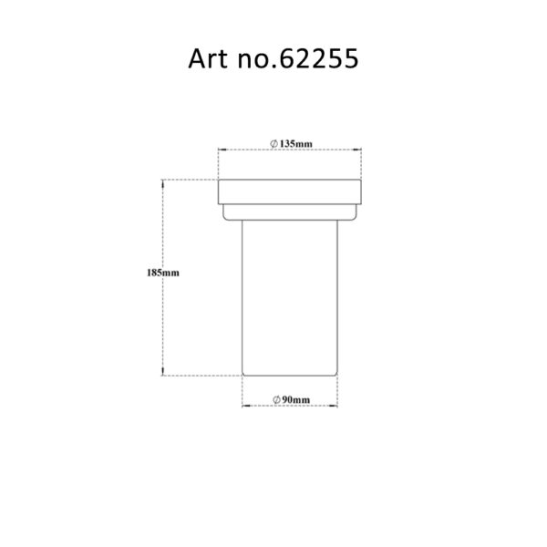 WC Wall Hung Connector – Straight