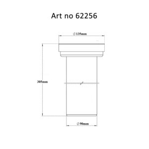 WC Wall Hung Connector – Straight